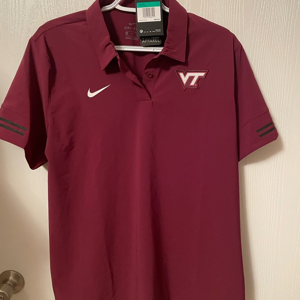 Nike Women's Virginia Tech Dri-FIT Polo SZ XL NWT ($80)